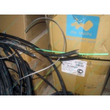 Оптический кабель Б/У для внешней прокладки (с металлическим тросом) в Курске, оптокабель БУ (Курск)