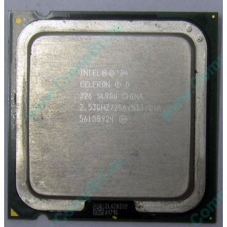 Процессор Intel Celeron D 326 (2.53GHz /256kb /533MHz) SL98U s.775 (Курск)